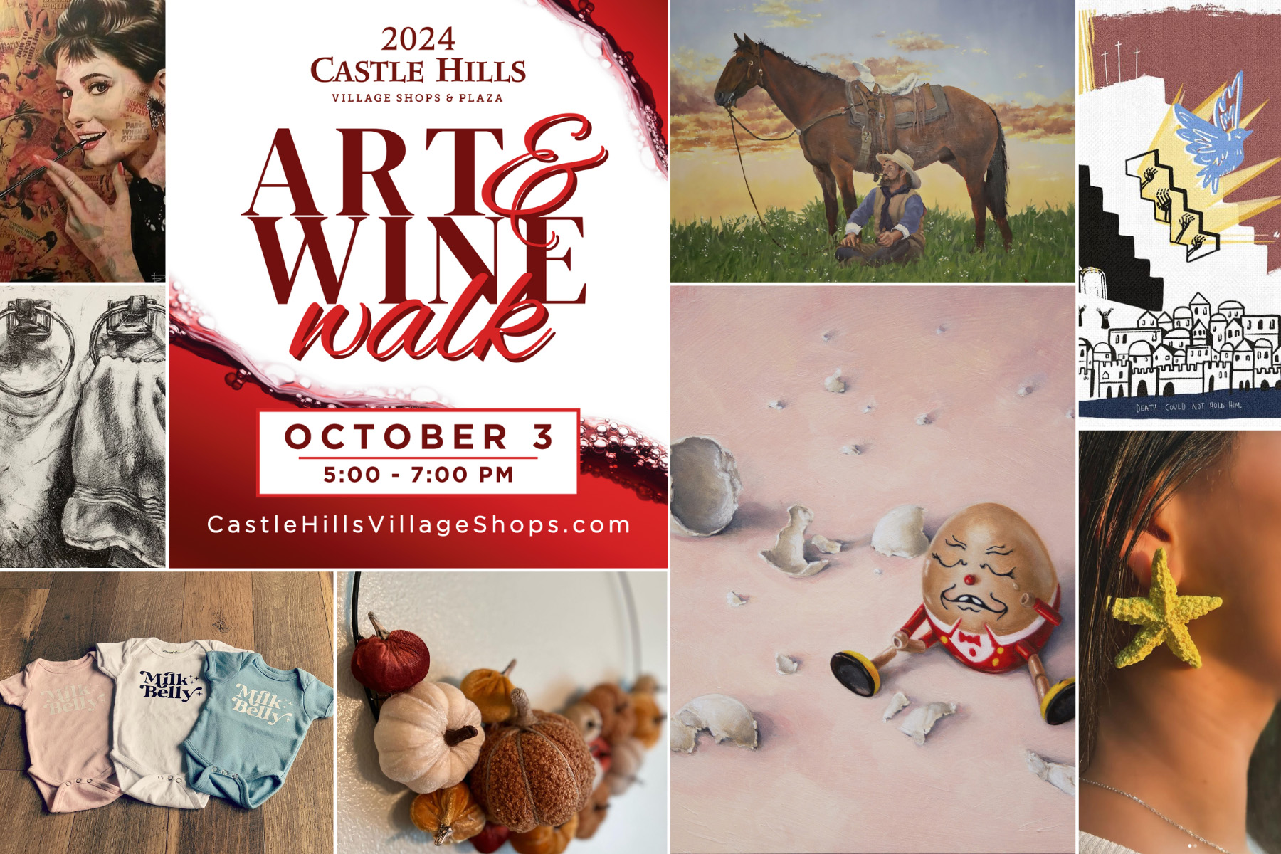 Raise a glass to fall at the Annual Art & Wine Walk